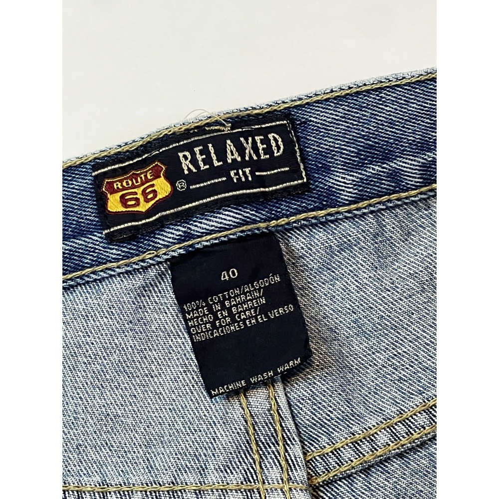 Route 66 relaxed fit cut off shorts custom frayed size 40 100% cotton BR - Picture 6 of 9